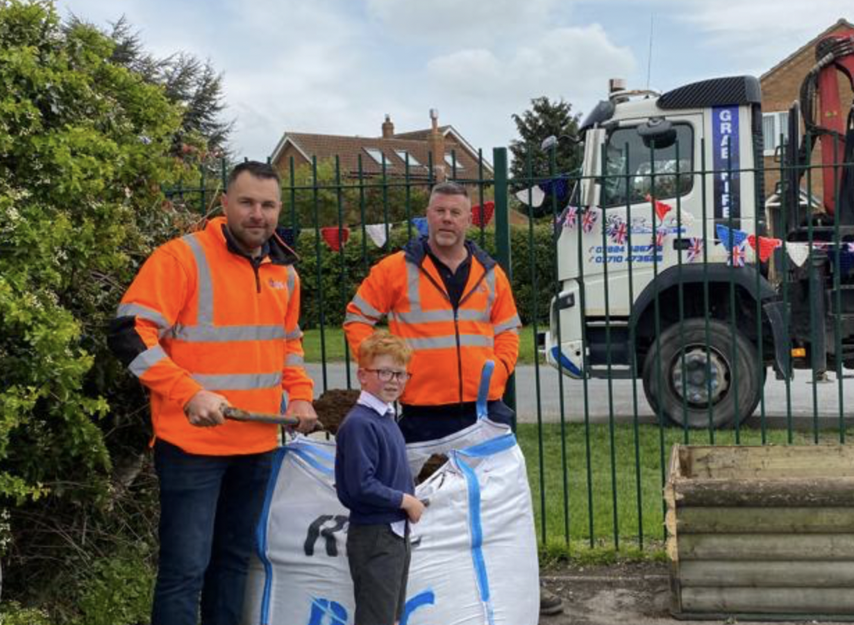 Local firm donation sees primary school bloom