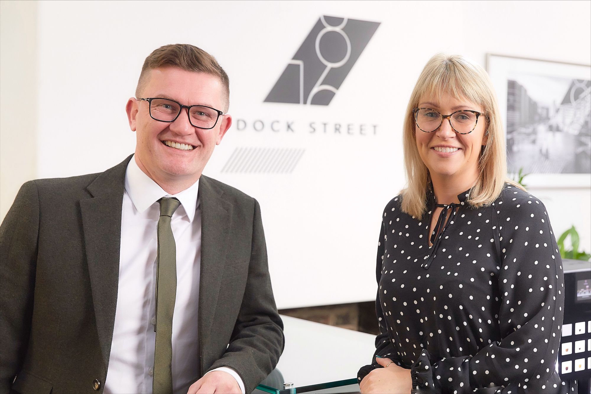 Newly-Promoted-Salaried-Partner-Leanne-Franks-from-Chadwick-Lawrence-with-Partner-Dan-Hirst