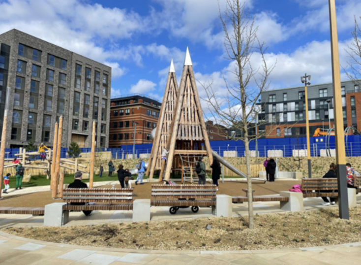 HENRY BOOT CONSTRUCTION WRAPS UP SHEFFIELD’S NEW CITY CENTRE PARK