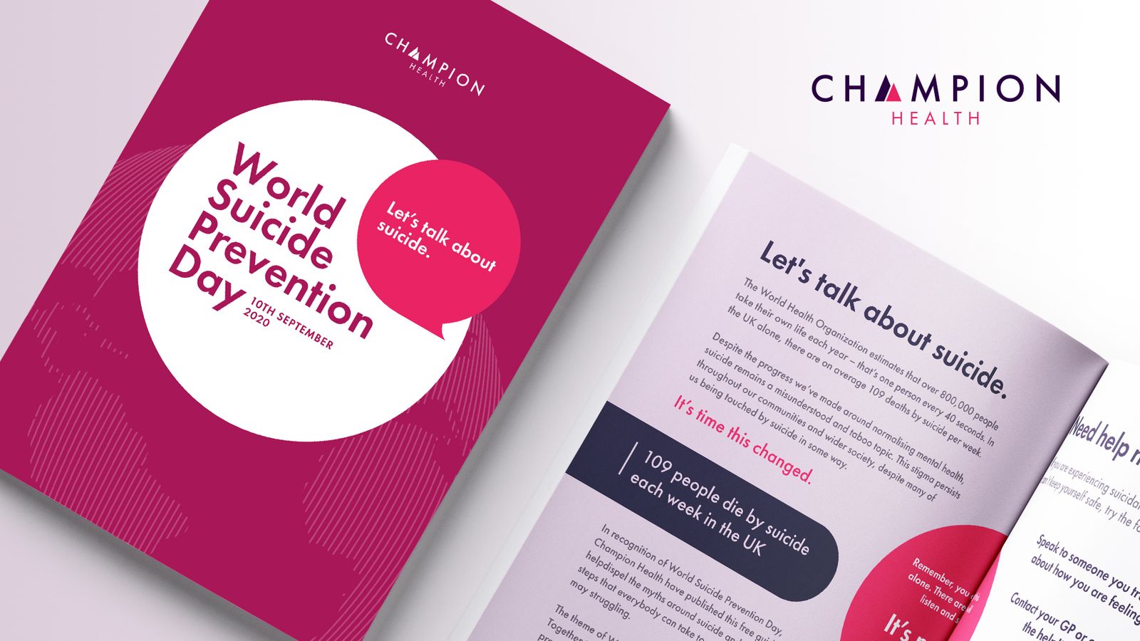 Mental health firm creates guide to mark World Suicide Prevention Day