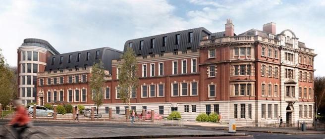 Construction nears completion on Grade-II listed apartments