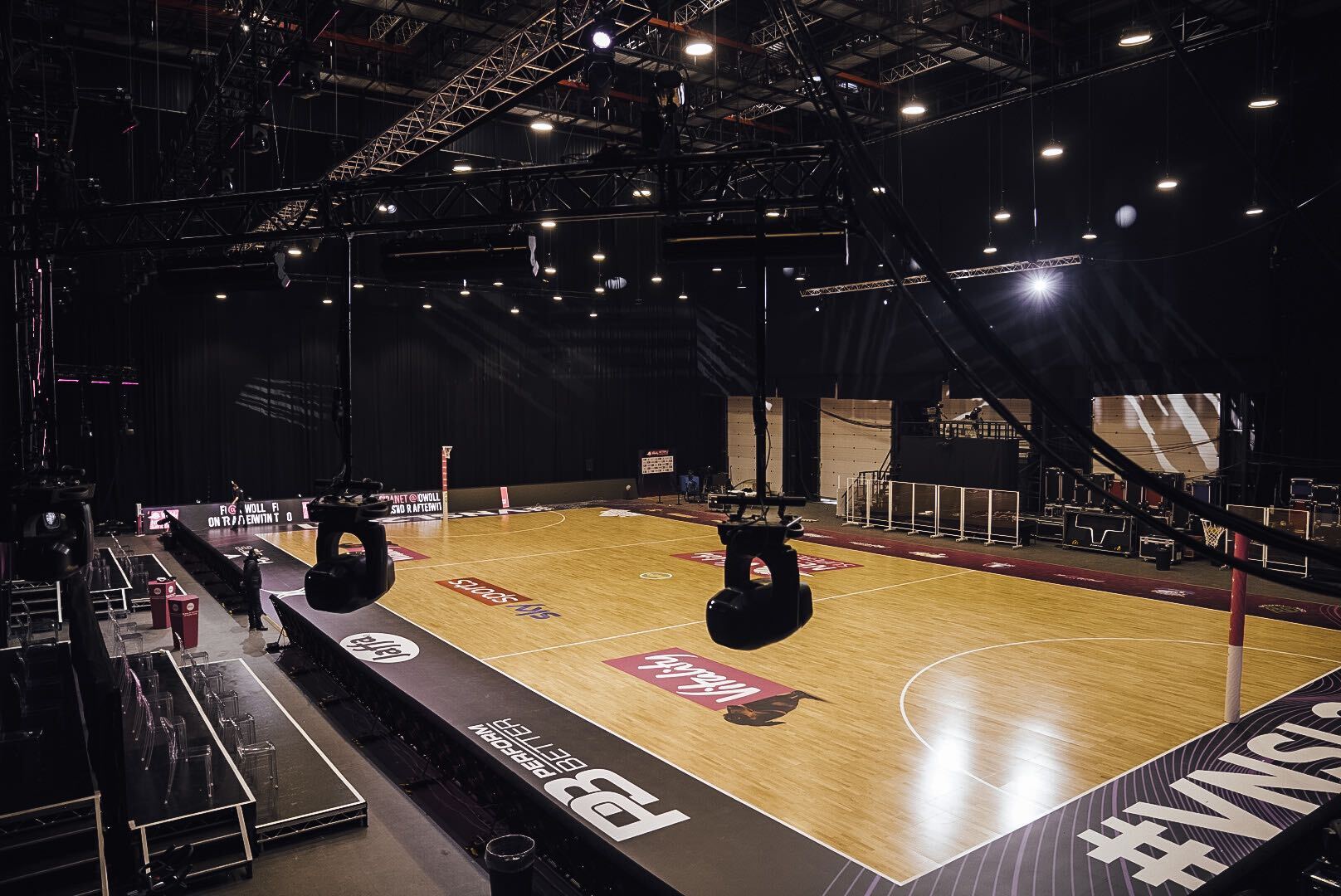 Production Park welcomes back elite sport on covid compliant courts