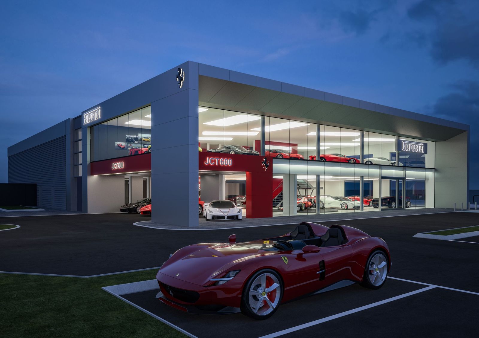 JCT600 starts work on £9m new Ferrari showroom and service centre in Leeds