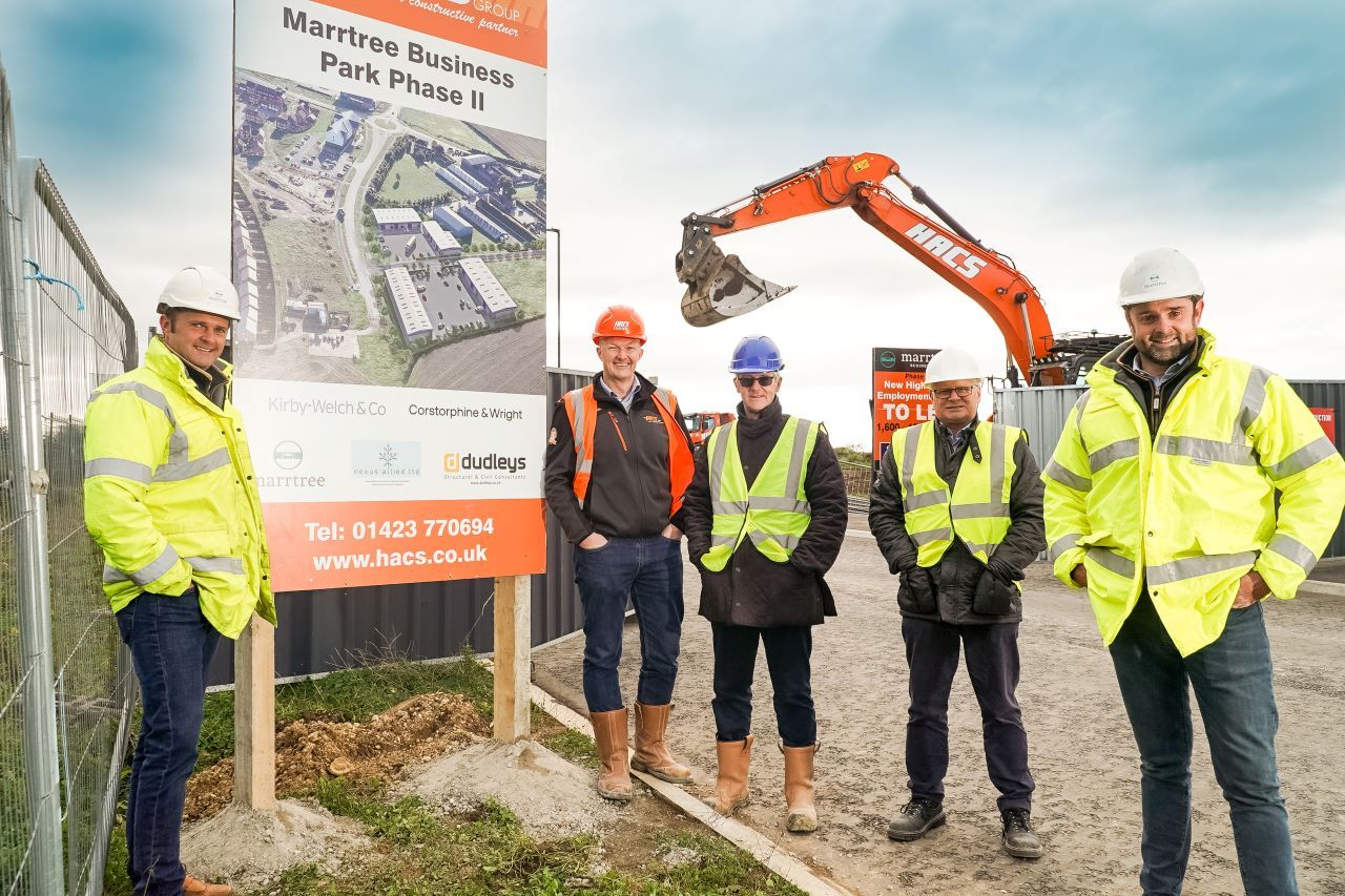 Work gets underway on second phase of £5.5m Thirsk business park - with 80 new jobs expected