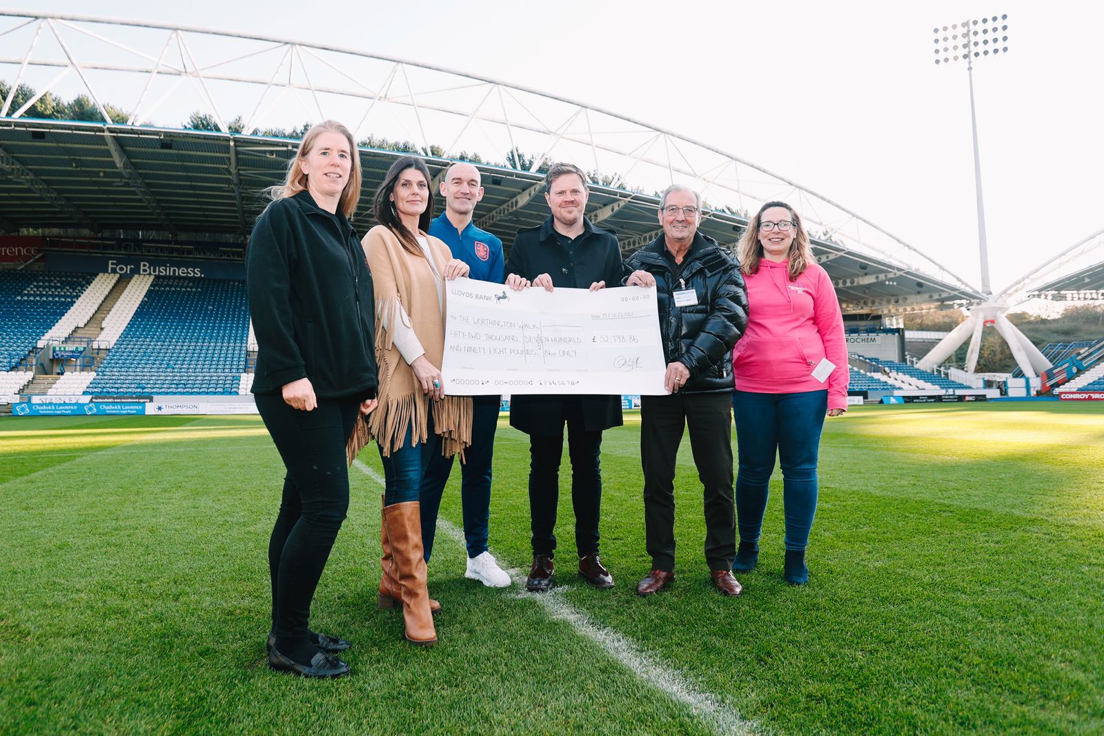 Huddersfield Town’s Worthington Walk has raised over £52k for charity