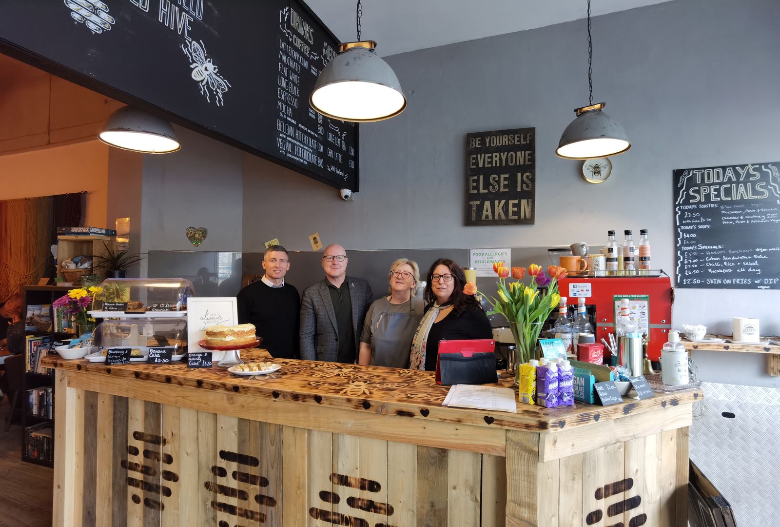 Hive Community Café helped by One Community Foundation