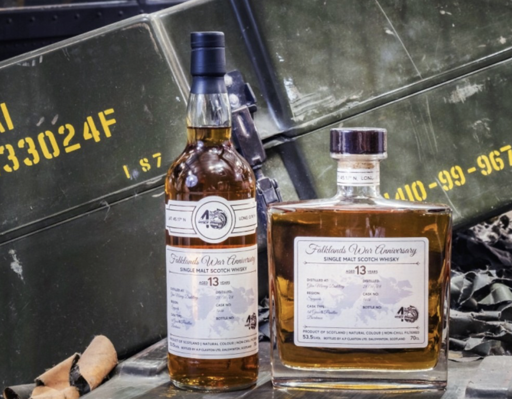 Whisky galore! auction raises over £22k for Falkland veterans