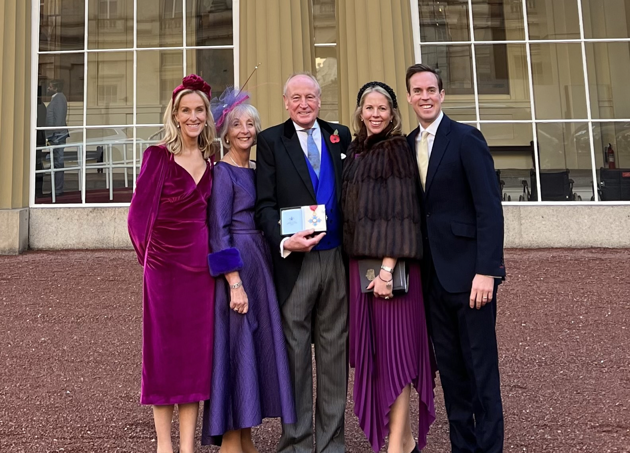 David Kerfoot CBE investiture at The Palace