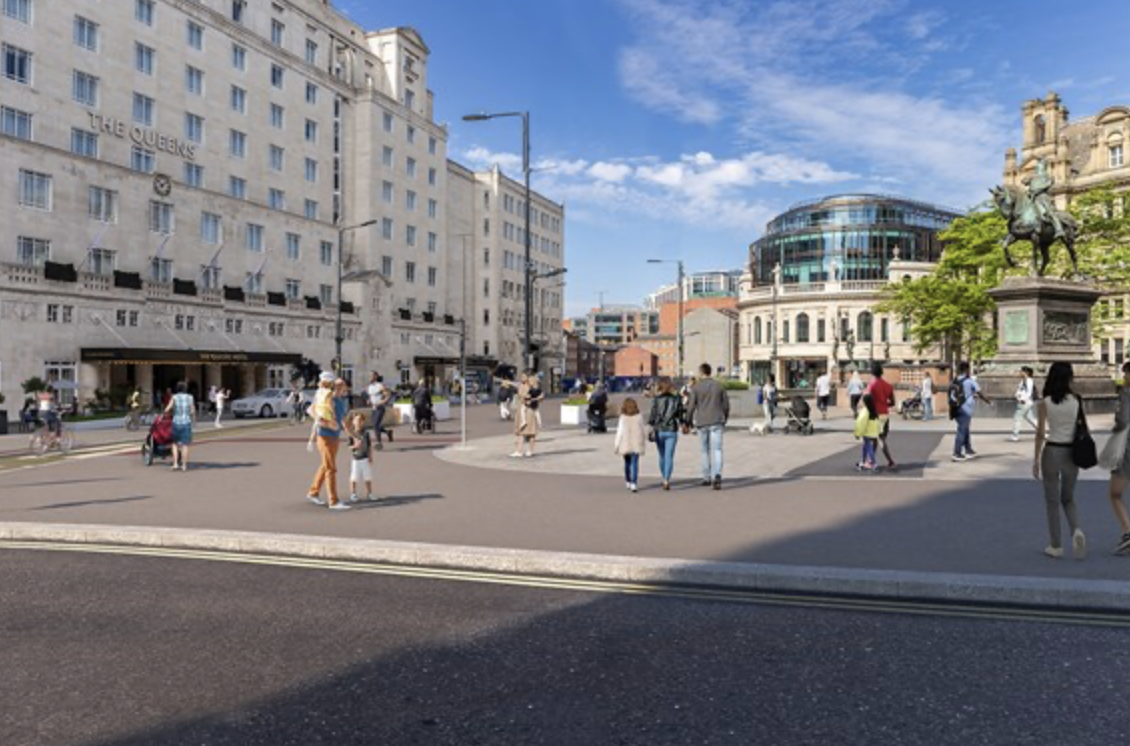Leeds city square: what it will look like on completion