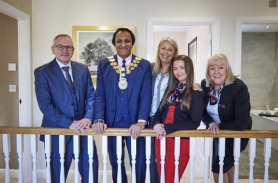 Kirklees Mayor officially opens Harron’s latest showhome