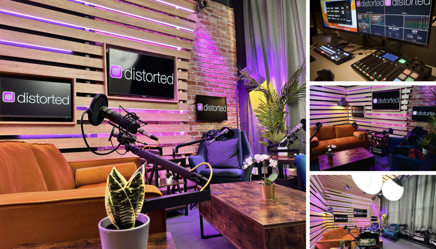 This is Distorted unveils new podcasting studio