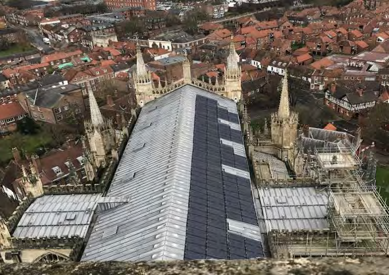 Solar panel approval for pioneering York Minster