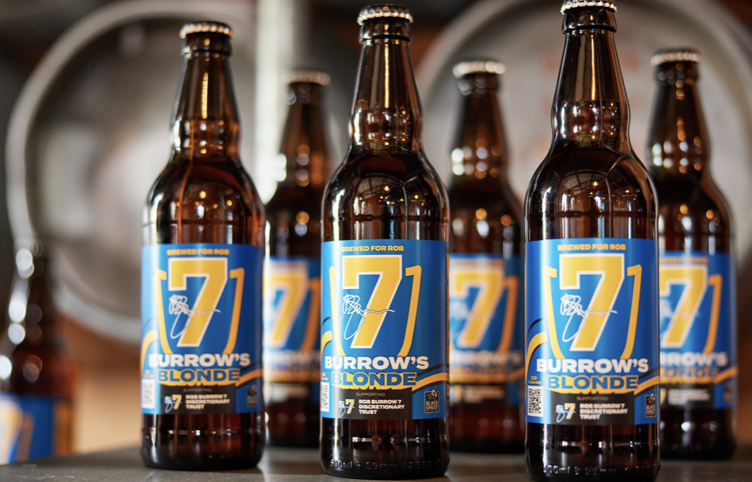 Beer brewed for Rob Burrow MBE becomes Brewery’s fastest ever selling bottle