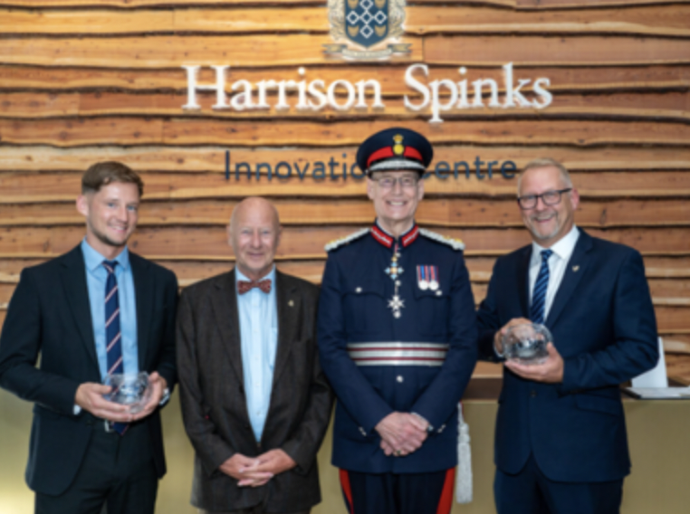 Harrison Spinks receives two King's Awards