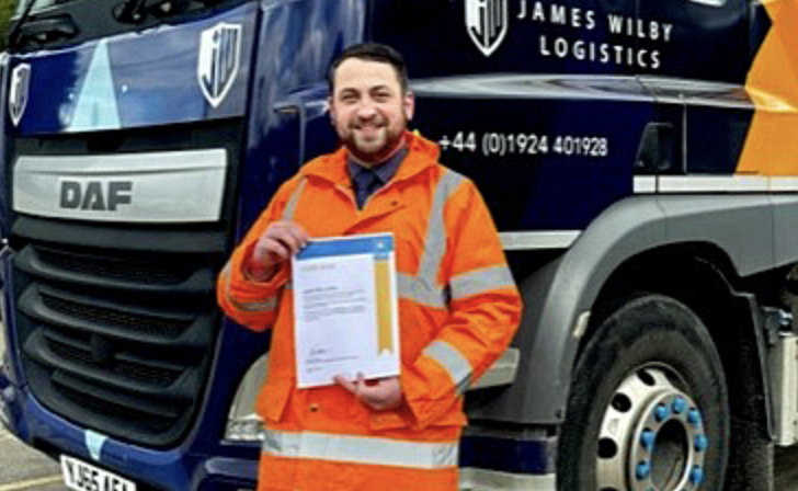 James Wilby Logistics lands coveted Fors Gold Accreditation
