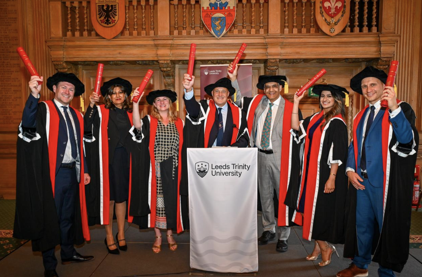 Honorary Fellowships awarded at Leeds Trinity University