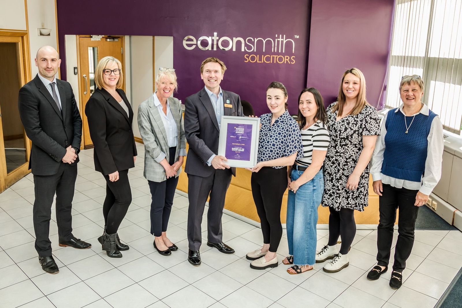 Kelcol Bedding Co. Limited win Eaton Smith's Business of the Month Award