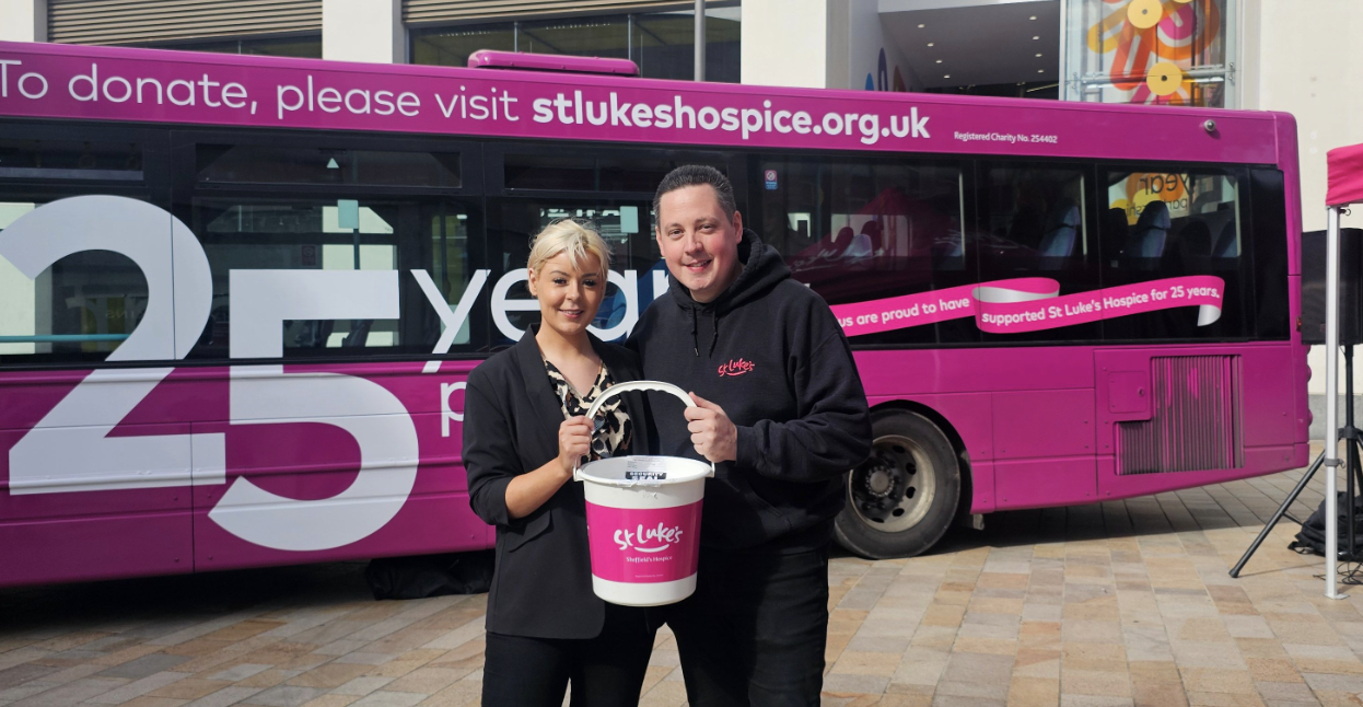 First Bus celebrates 25 year partnership with local hospice