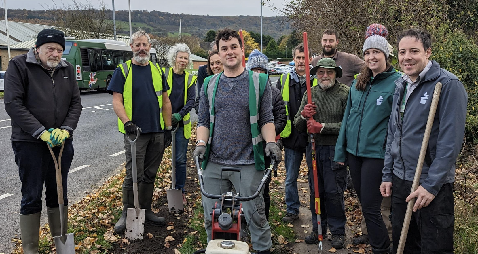 Otley garden centre provides charity with plants to encourage wildlife