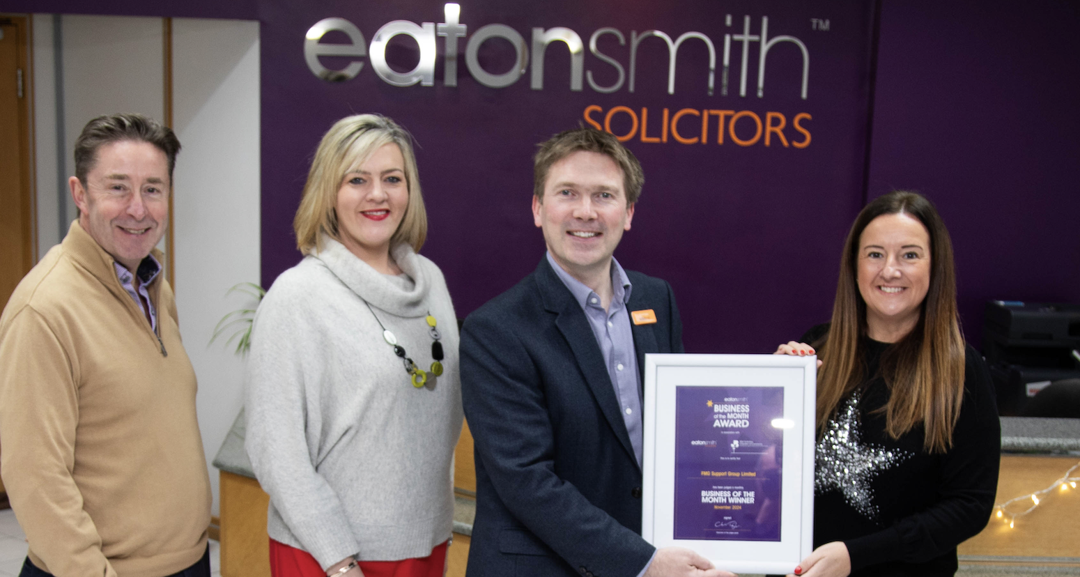 FMG win Eaton Smith's Business of the Month Award