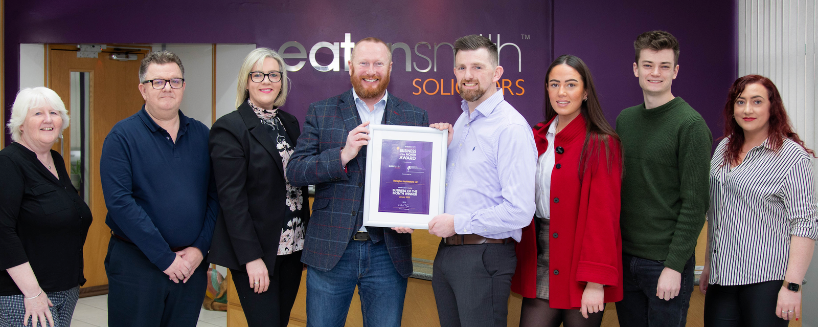 Heneghan Architecture wins Eaton Smith's Business of the Month Award