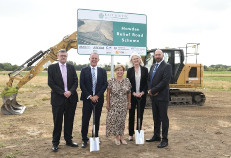 Construction begins on £45 million pound Howden Relief Road