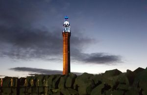 Wainhouse Tower turns blue to thank coronavirus heroes