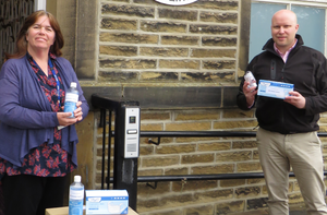 Schools benefits from hygiene donation by chemical firm