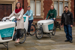 electro-cargo bike scheme for sustainable deliveries begins