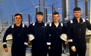 Electrical engineering firm welcomes four apprentices