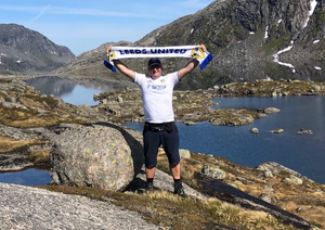 Scandinavian Leeds United fan raising thousands for local charities