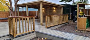 Mental health charity benefit from eco-friendly decking donation
