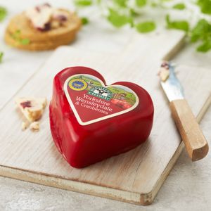 the Wensleydale Creamery launches heart shaped truckle