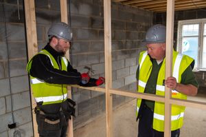 Like father like son: apprentice joins builder as apprentice carpenter