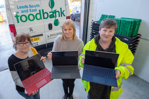 White Rose donates tech to Leeds South & East Foodbank