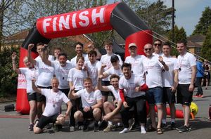 Eddisons’ triathlon team raise over £8,500 for British Heart Foundation