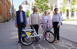 Leeds City bikes ride into town