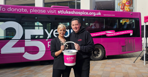 First Bus celebrates 25 year partnership with local hospice