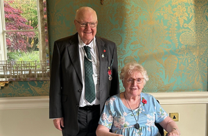 Housing 21 resident presented with British Empire Medal