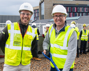 Topping out ceremony marks milestone in Bradford College Building project