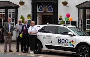 Boroughbridge community charity marks 50 years with new electric car