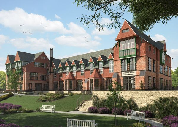 Grand former hospital transformed into homes