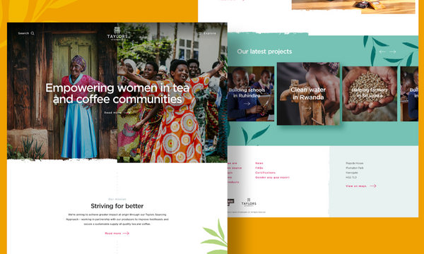 Taylors of Harrogate partners with Engage to showcase its sustainability credentials