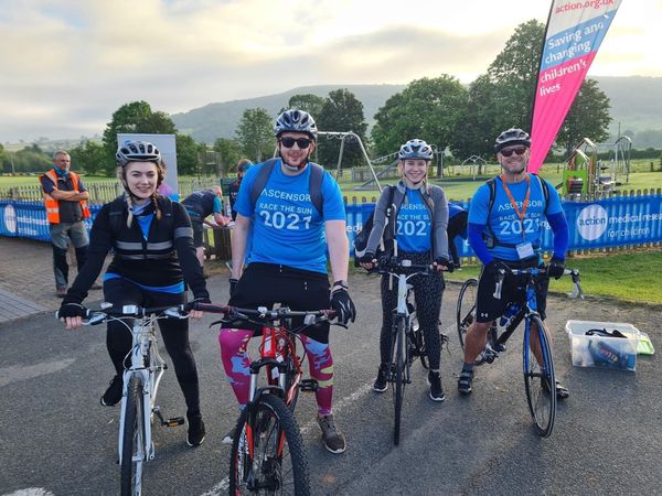 Digital firm Ascensor complete gruelling Race the Sun event
to raise £6,300