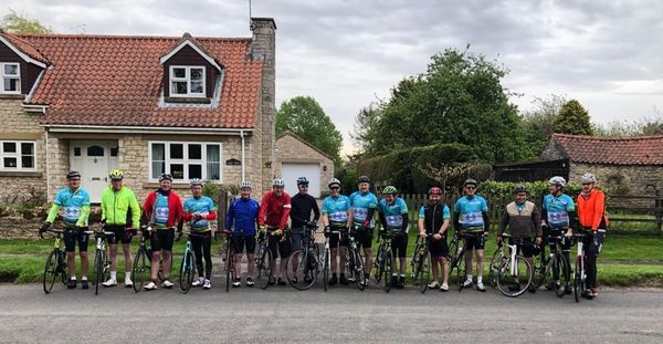 Garden centre team's cycle challenge raises over £6,500