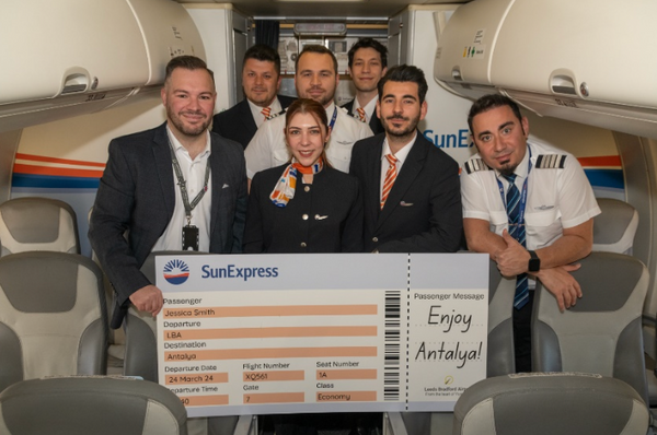 Sunexpress takes off from Leeds Bradford Airport