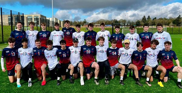 Chadwick Lawrence supports GB under 20 ultimate frisbee team