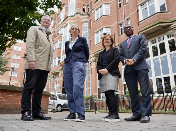 Leader of Leeds City Council visits the new Leeds Trinity University City Campus